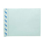 Single pale-green cloth-lined mailing envelope with printed adhesive strip