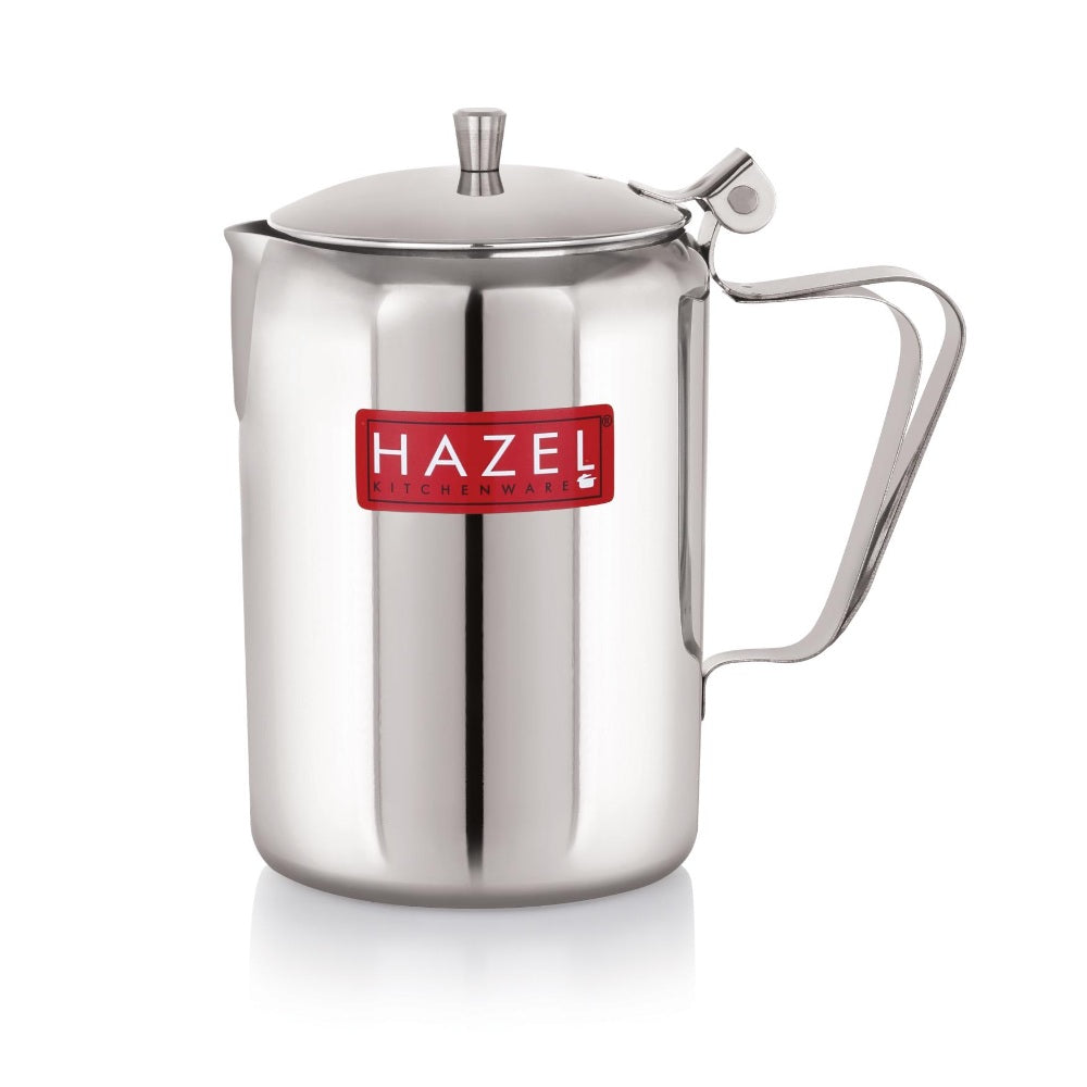 Stainless Steel Coffee Serving Pot with Lid, 650 ML