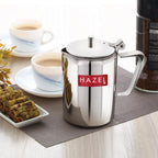 Stainless Steel Coffee Serving Pot with Lid, 650 ML