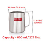 Stainless Steel Milk Frothing Pitcher - 800 ML