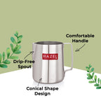 Stainless Steel Milk Frothing Pitcher - 800 ML