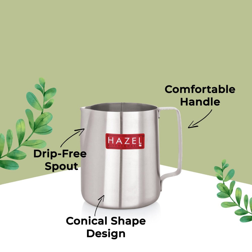 Stainless Steel Milk Frothing Pitcher - 800 ML
