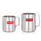 Milk Frothing Pitcher, Set of 2 - 600 ML & 800 ML