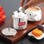 Stainless Steel Sugar Pot with Lid – 300 ML