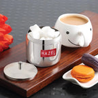 Stainless Steel Sugar Pot with Lid – 300 ML