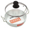 Aluminium Induction Deep Fry Kadai /Frypan with Lid – 3600 ML, 25.8 cm