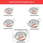 Aluminium Induction Deep Fry Kadai /Frypan with Lid – 3600 ML, 25.8 cm