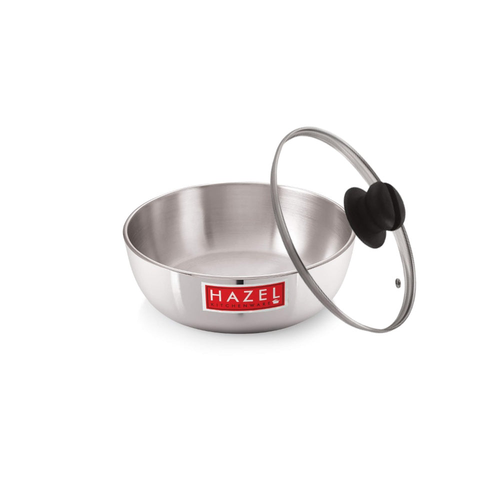 Aluminium Induction Tasla/Cooking Pot with Lid – 1250 ML, 19cm