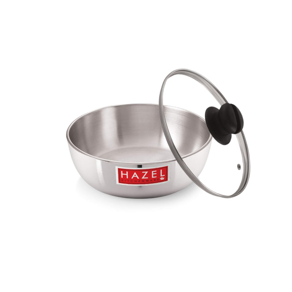 Aluminium Induction Tasla/Cooking Pot with Lid – 1850 ML, 20.8cm