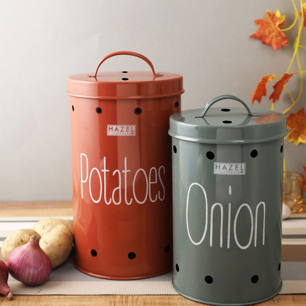 Onion Potato Storage Container Set with Lid – Set of 2