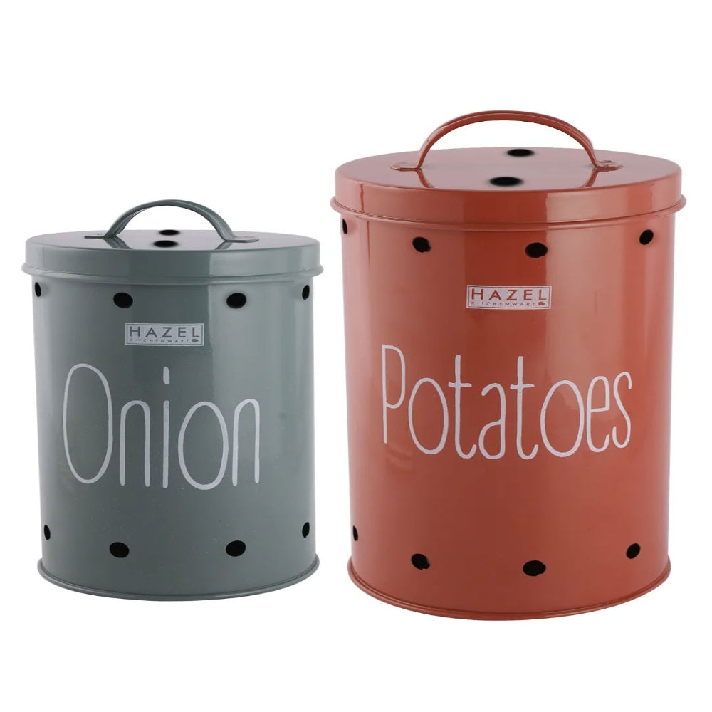 Onion Potato Storage Container Set with Lid – Set of 2