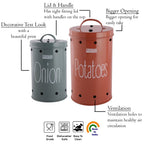 Onion Potato Storage Container Set with Lid – Set of 2