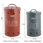 Onion Potato Storage Container Set with Lid – Set of 2