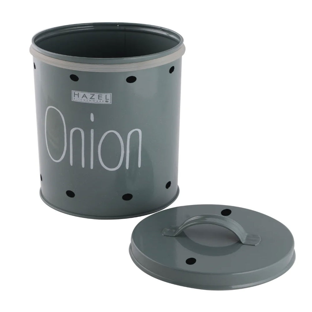 Garlic Onion Storage Container  With Lid - Set Of 2
