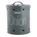 Garlic Onion Storage Container  With Lid - Set Of 2