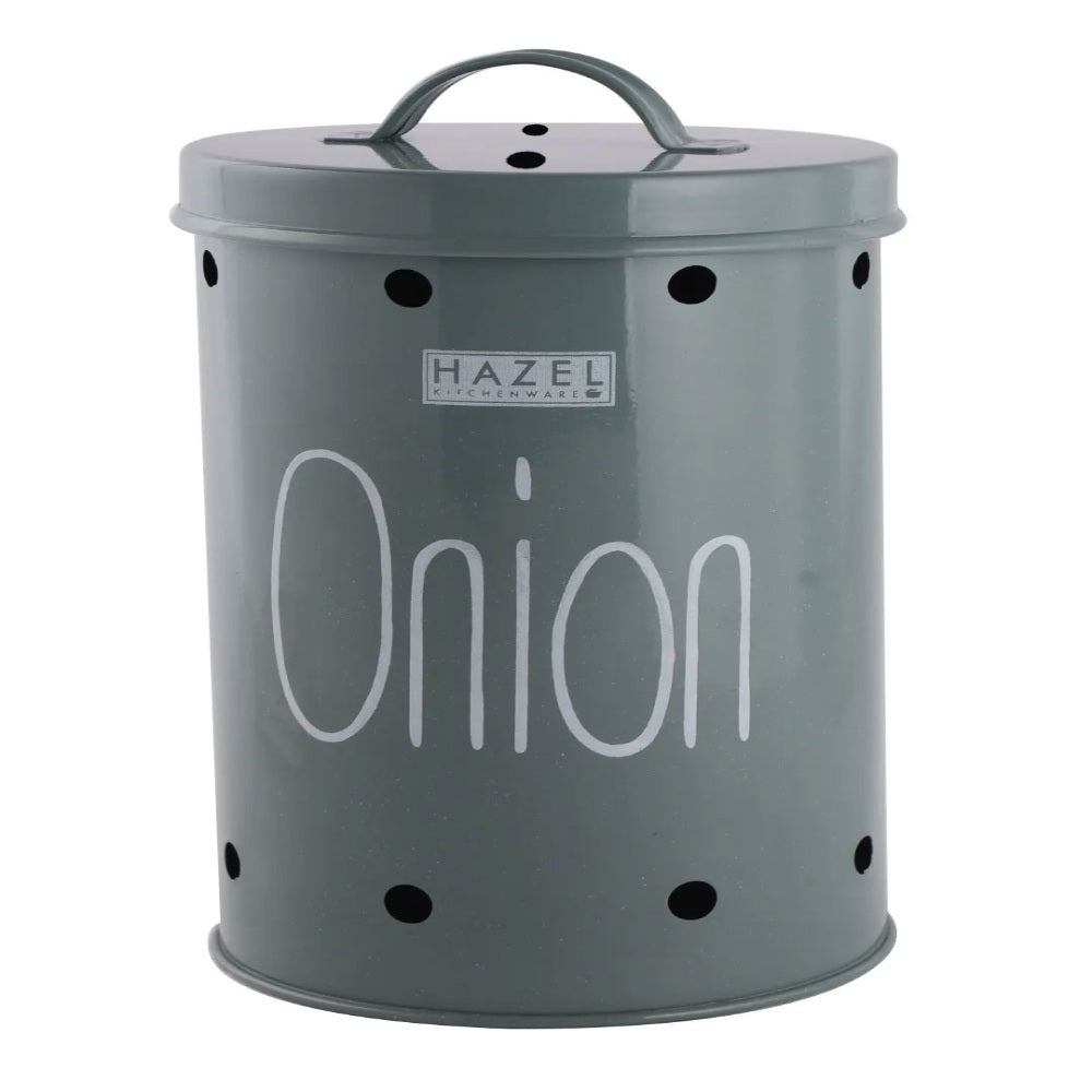 Garlic Onion Storage Container  With Lid - Set Of 2