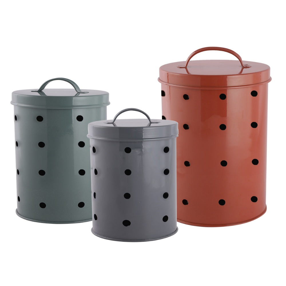 Onion Potato Garlic Storage Container Set – Set of 3