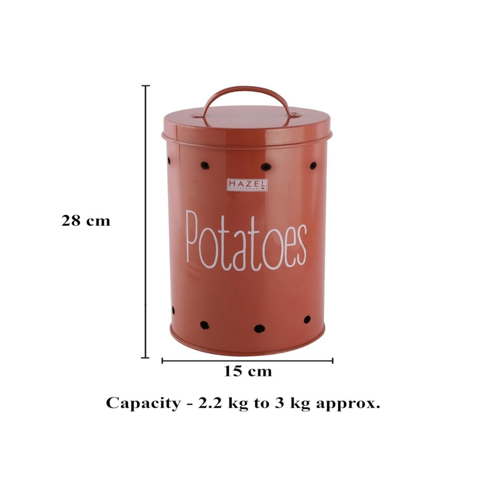Dimension graphic showing the container's 28 cm height, 15 cm width, and 2.2-3 kg capacity.