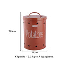 Dimension graphic showing the container's 28 cm height, 15 cm width, and 2.2-3 kg capacity.