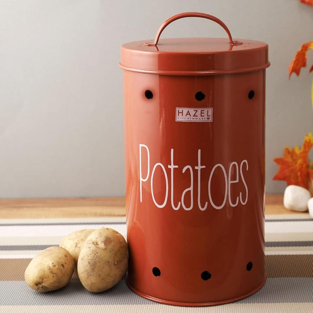 Potato Storage Container with Lid 2.2–3kg – Red
