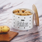 Potato Storage Container (White) – 4 KG