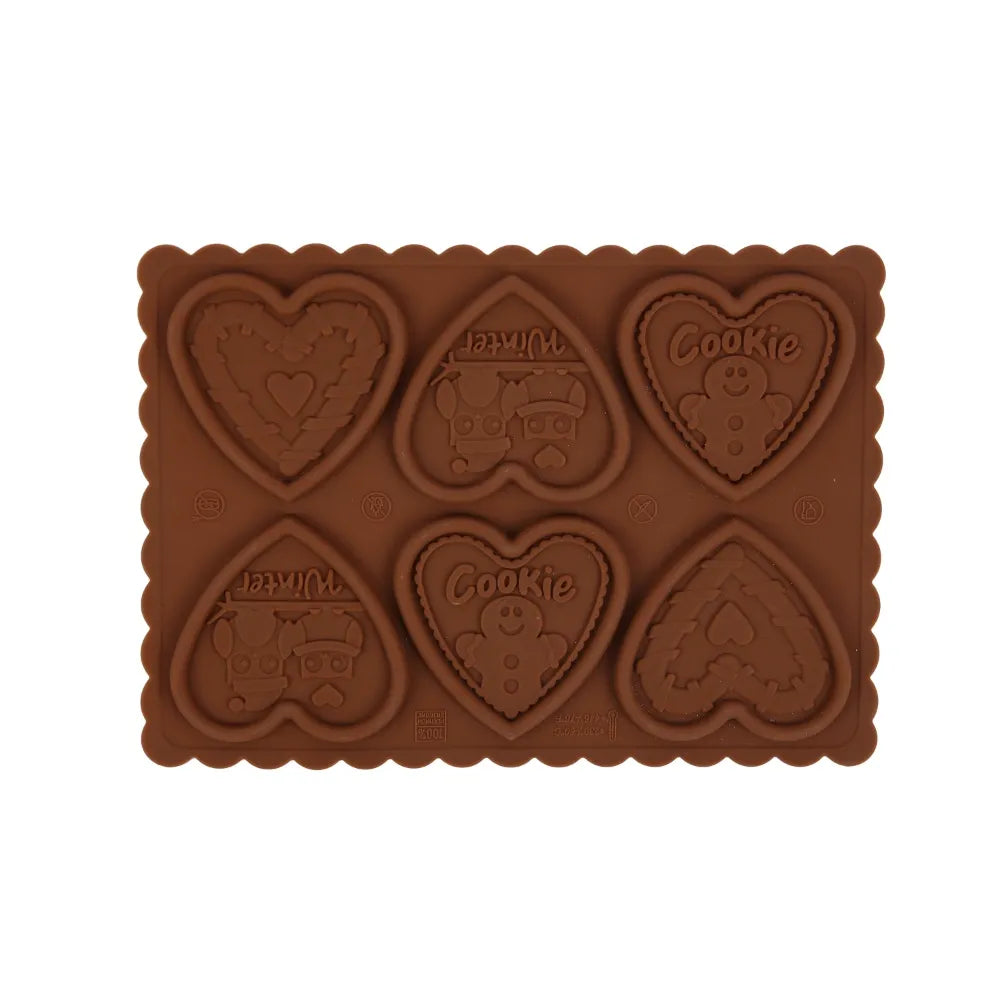 Heart Shape Silicone Cookie Mold