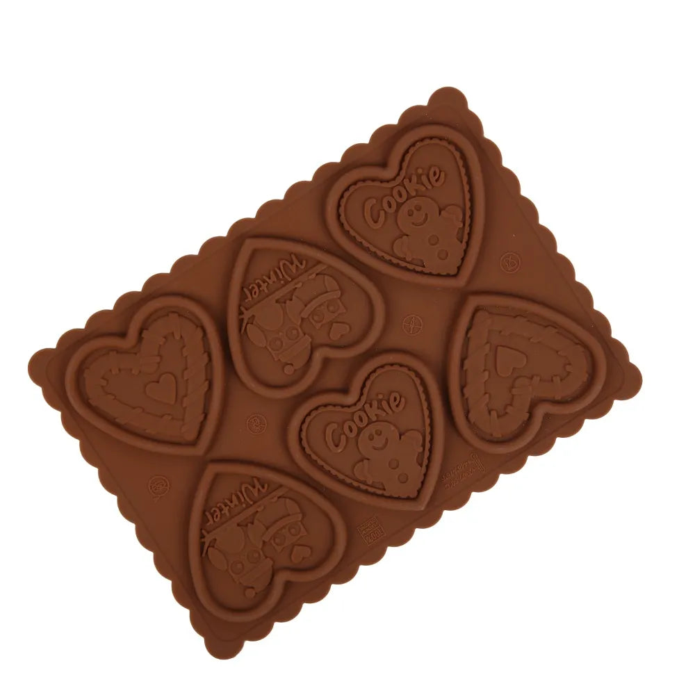 Heart Shape Silicone Cookie Mold