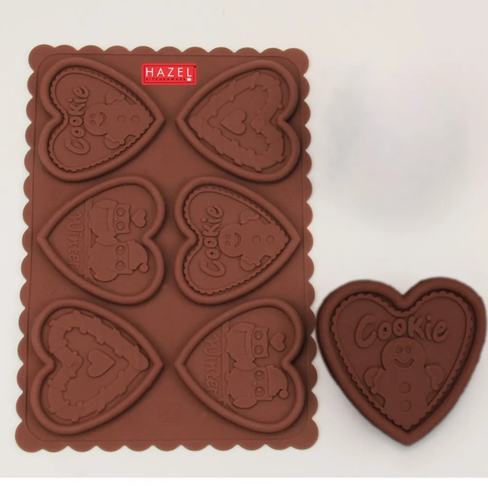 Heart Shape Silicone Cookie Mold