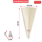 Cake Decorating Nozzle with Reusable Piping Bag Ð 35 cm