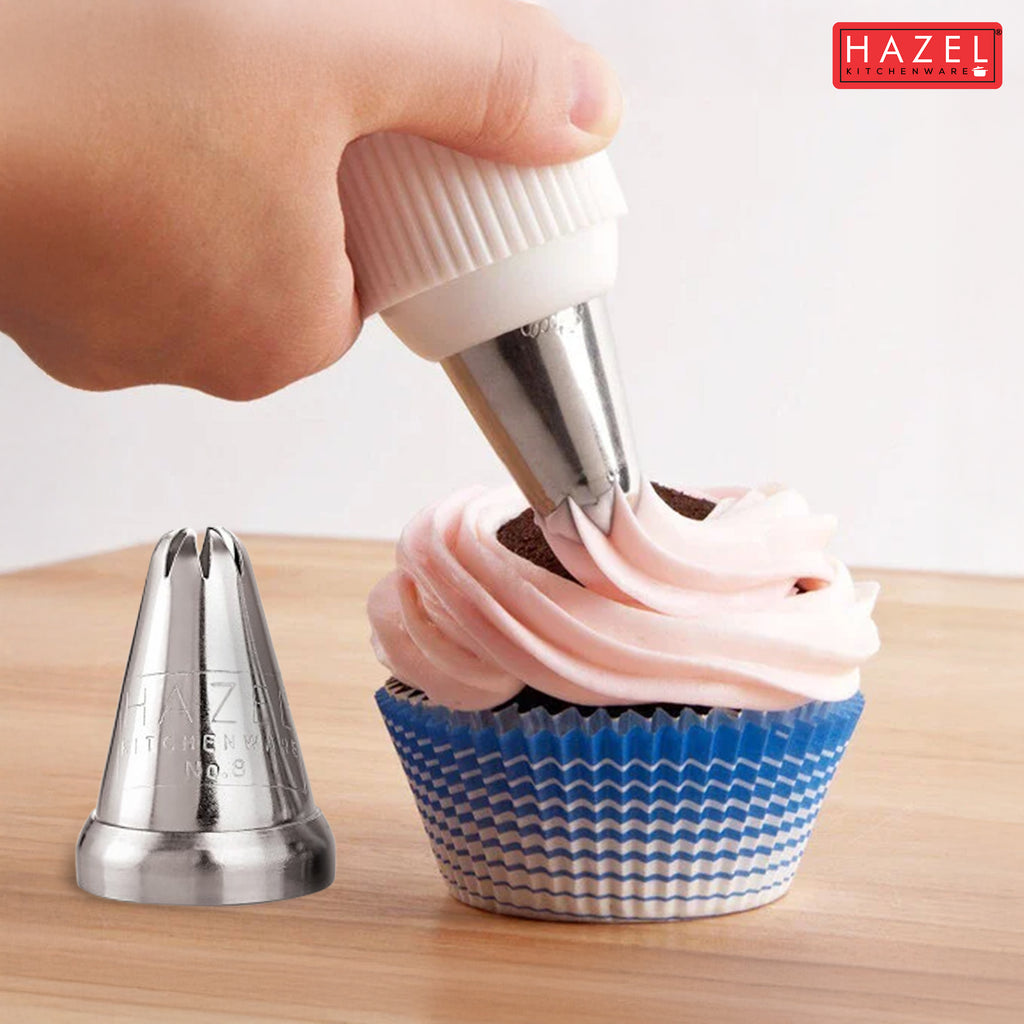 Cake Decorating Nozzle with Reusable Piping Bag Ð 35 cm