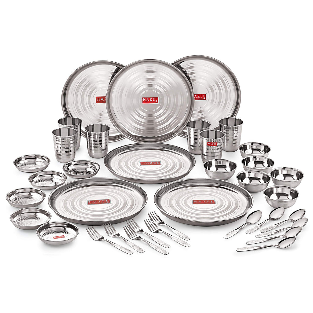 36 Pc Stainless Steel Kitchen Dinner Set