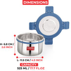 Stainless Steel Airtight Container – 525 ML