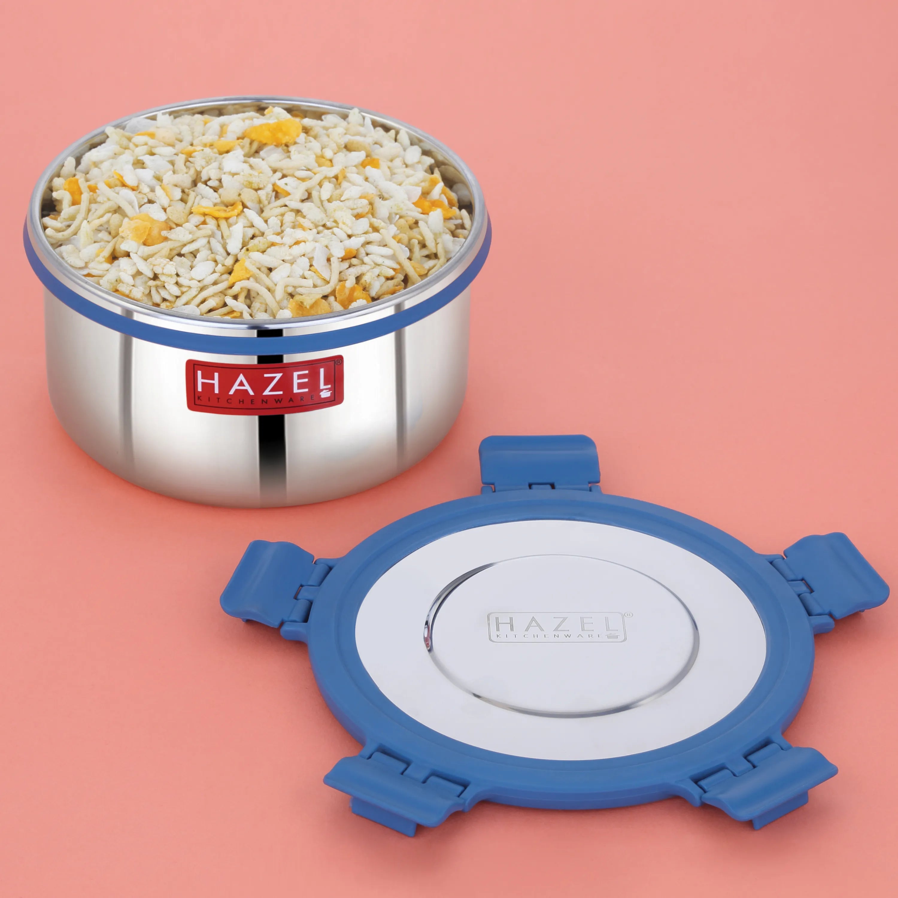 Stainless Steel Containers with Lid - 1125 ML