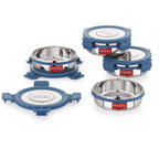 Airtight Stainless Steel Lunch Box Containers – 285 ML, Set of 4
