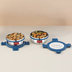 Stainless Steel Airtight Storage Containers – 360 ML (Set of 2)