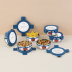 Stainless Steel Airtight Storage Containers – 360 ML (Set of 6)