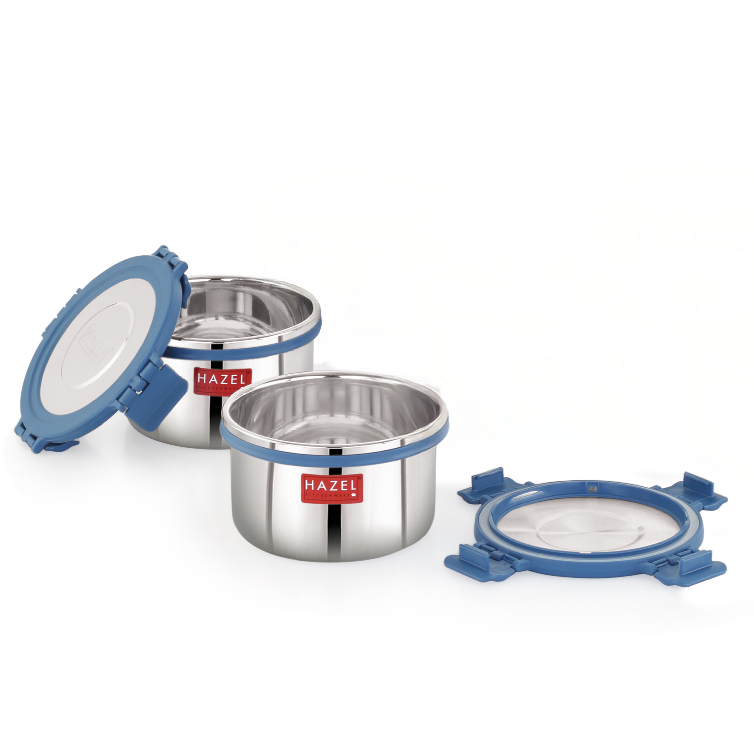 Stainless Steel Airtight Storage Containers – 525 ML (Set of 2)