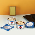 Stainless Steel Airtight Storage Containers – 525 ML (Set of 2)
