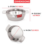 Stainless Steel Hand Press Juicer with Jali & Bowl