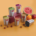 Stainless Steel Water Glass Set, 350 ML (Set of 6)