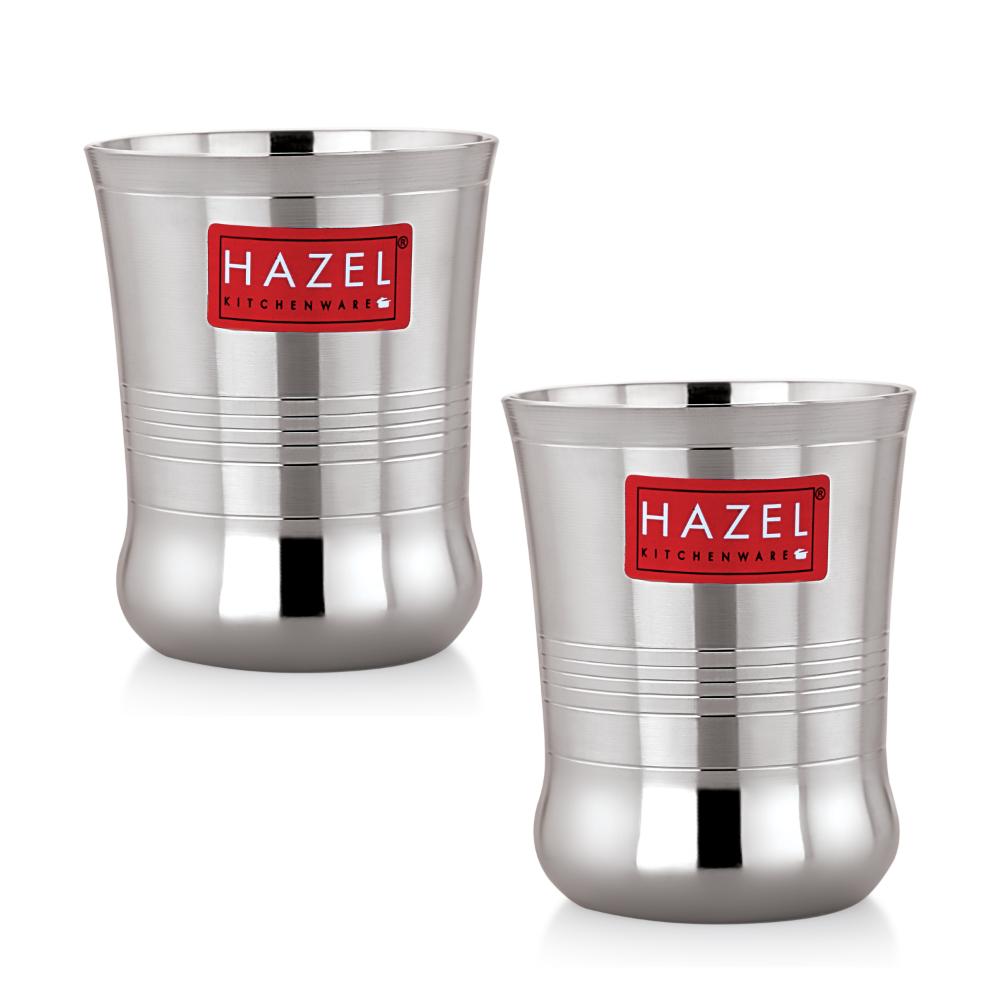 Stainless Steel Kids Glass - 200 ML (Set of 2)