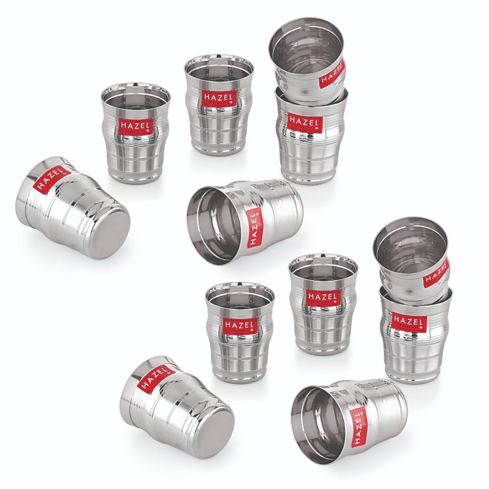 Stainless Steel Toddler Glass - 200 ML (Set of 12)