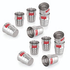 Stainless Steel Toddler Glass - 200 ML (Set of 12)