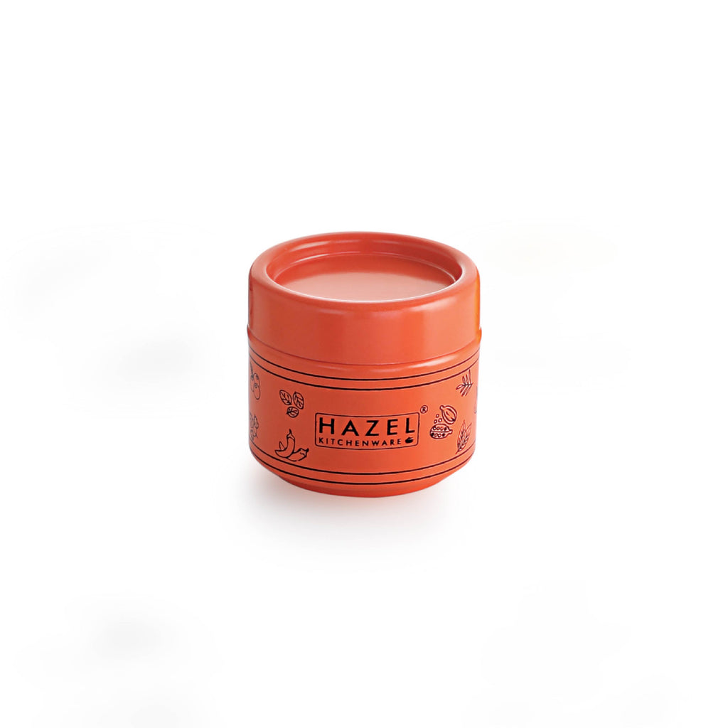 Masala Container with Spoon – Orange