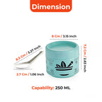 Masala Container with Spoon – Sky Blue