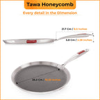 Honeycomb Triply Nonstick Dosa Tawa, 26.3 cm