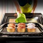 Round Aluminium Foil Container for Muffin & Pudding – 110 ML (Set of 10)