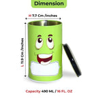 Colourful Storage Container for Gifting – Green, 490 ML
