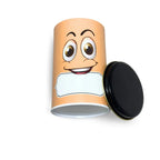 Emoji Printed Storage Container –  Orange, 490 ML