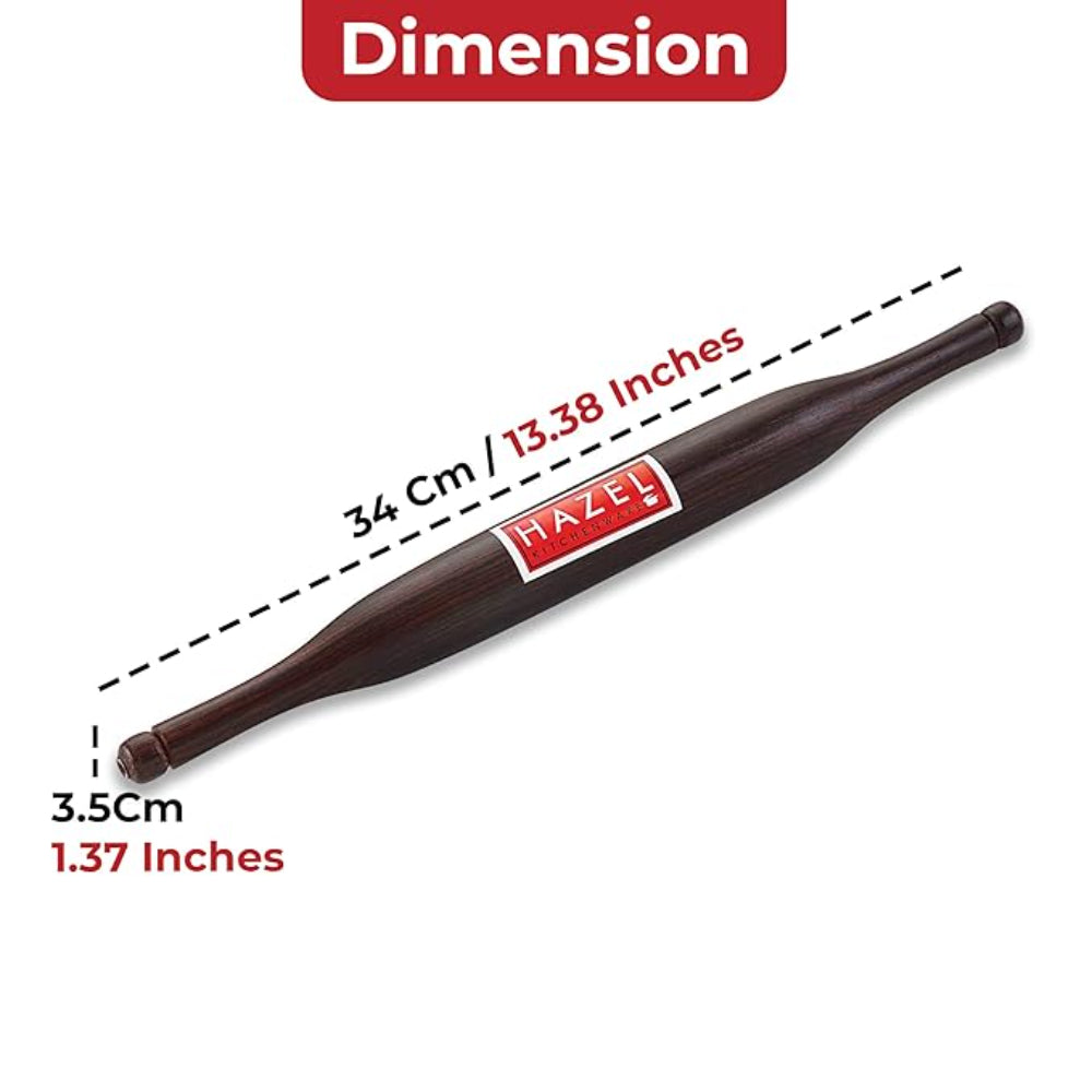 Wooden Rolling Pin, 35cm